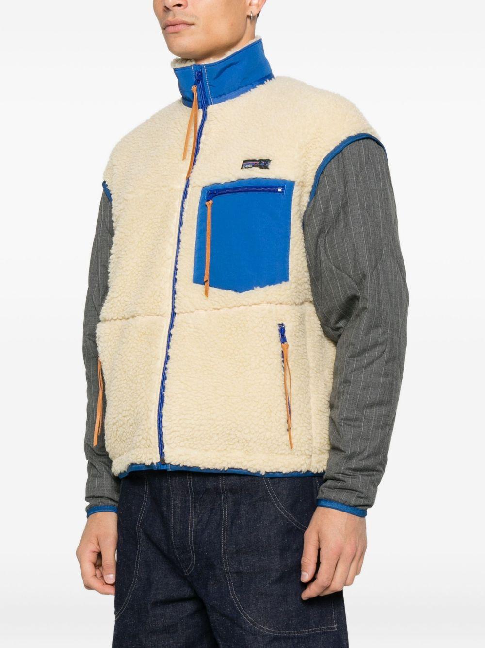 Giacca con pannelli in pile multicolore Khoki - uomo 