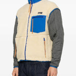 Giacca con pannelli in pile multicolore Khoki - uomo 