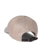 Cappello da baseball con logo in beige Brunello cucinelli - donna 