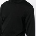 Maglione a collo alto  in nero Zegna - uomo 