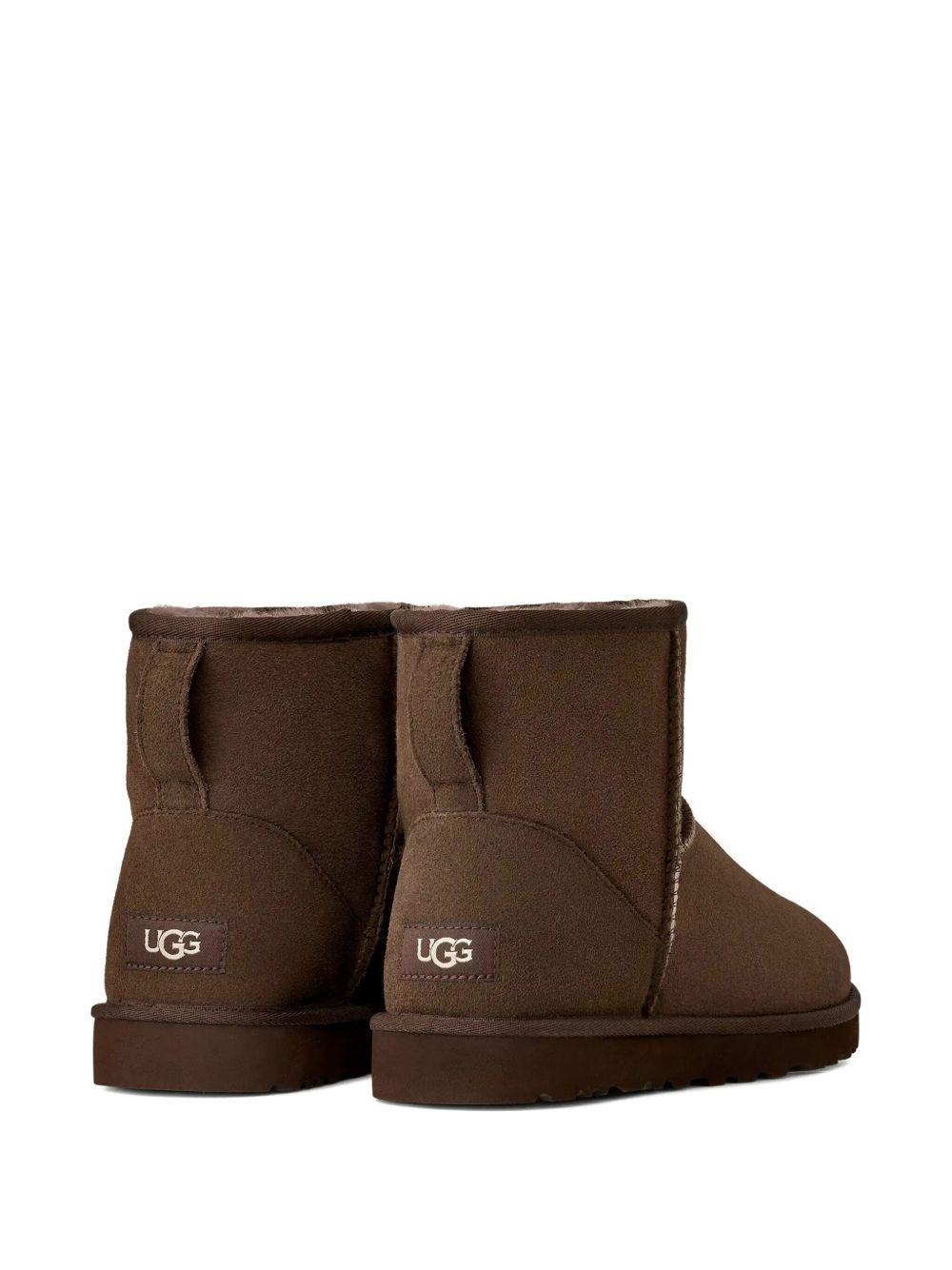 Stivali in pelle scamosciata in marrone Ugg - uomo 