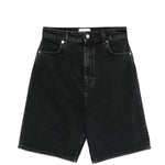 Shorts con tasche in grigio Loulou de saison - donna 