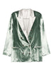 Alberta Ferretti Double-Breasted Blazer in Green - women