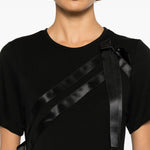 T-shirt con fiocco in nero Simone Rocha - donna 