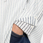Camicia letro a righe in bianco Jacquemus - uomo 
