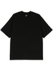 T-shirt Classic con ricamo logo in nero di 44 LABEL GROUP - uomo