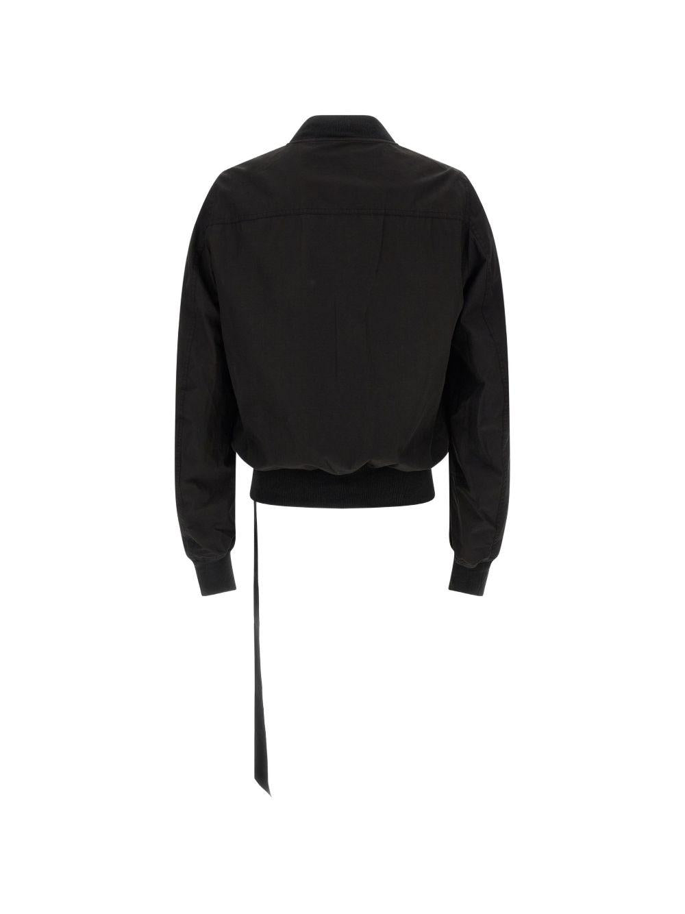 GIACCA BOMBER BAUHAUS FLIGHT IN NERO RICK OWENS DRKSHDW - UOMO 