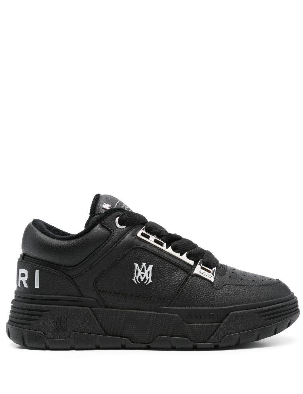 Sneakers in pelle con logo 