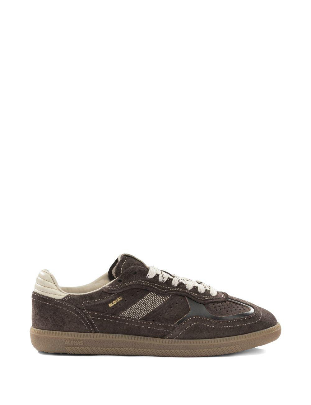 Sneakers Tb.490 camoscio in marrone 