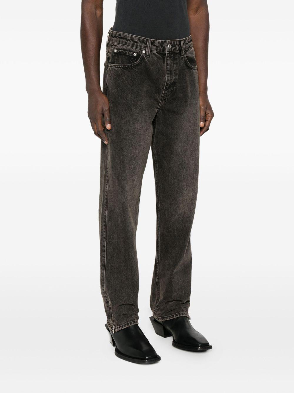 Jeans con zip in nero Represent - uomo 