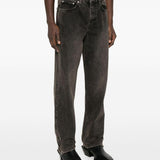 Jeans con zip in nero Represent - uomo 
