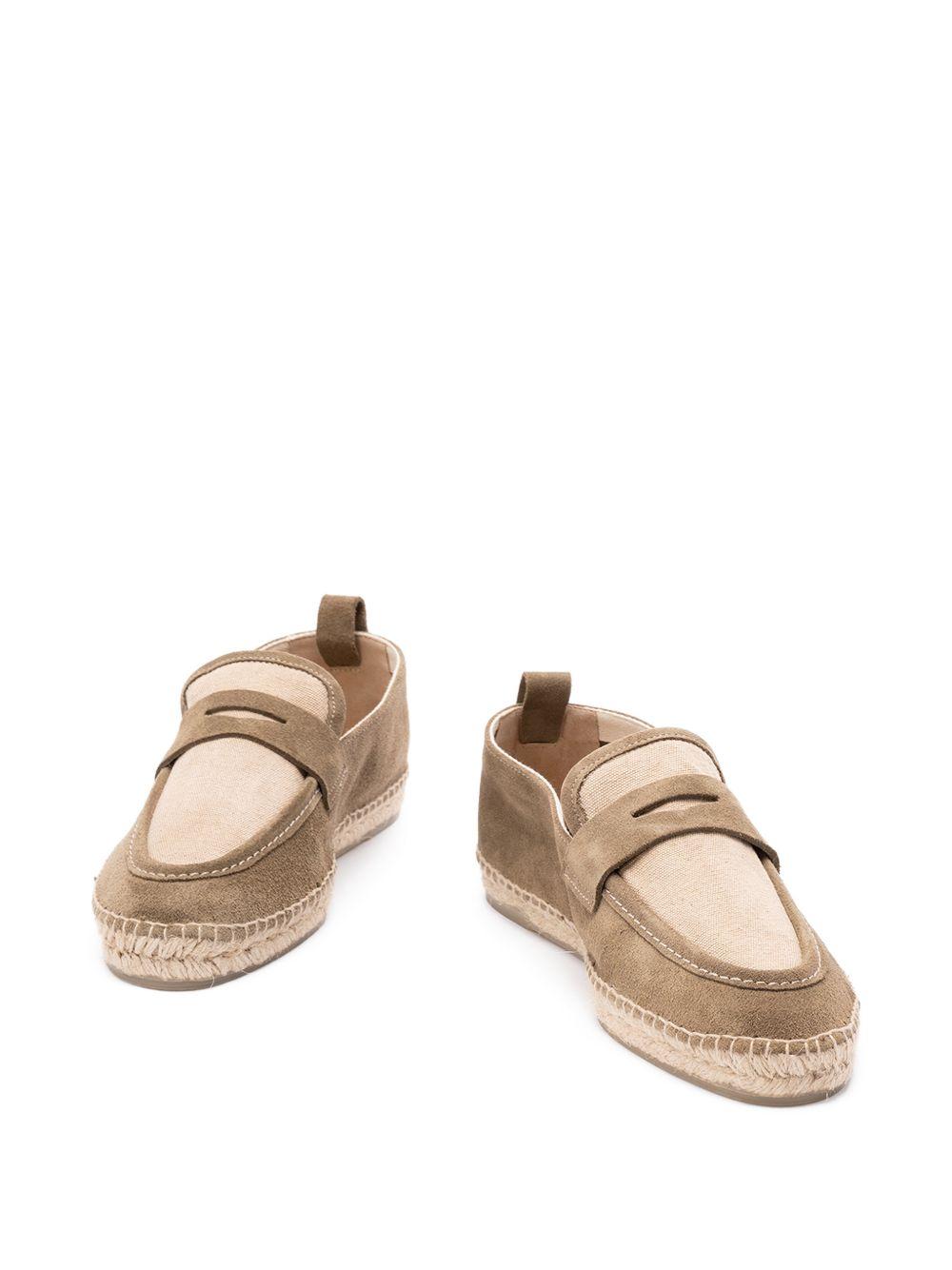 Espadrilles Nobu in verde e beige Castañer - uomo 