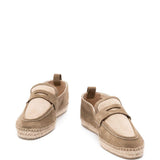 Espadrilles Nobu in verde e beige Castañer - uomo 