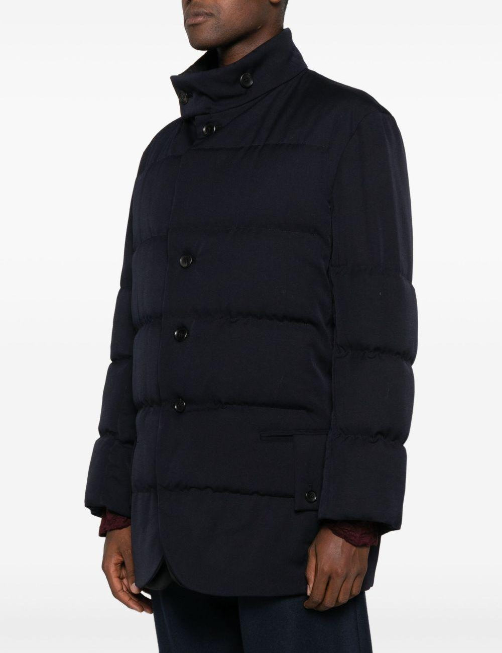 Giacca imbottita a collo alto in nero Yohji yamamoto - uomo 