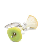 Anello paradise/torzellino di mela in verde Yvmin - donna 