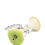Anello paradise/torzellino di mela in verde Yvmin - donna 