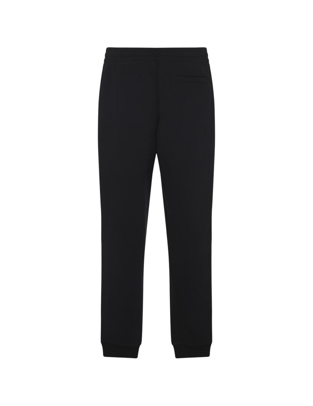 Pantaloni sportivi con logo in nero Moncler - uomo 