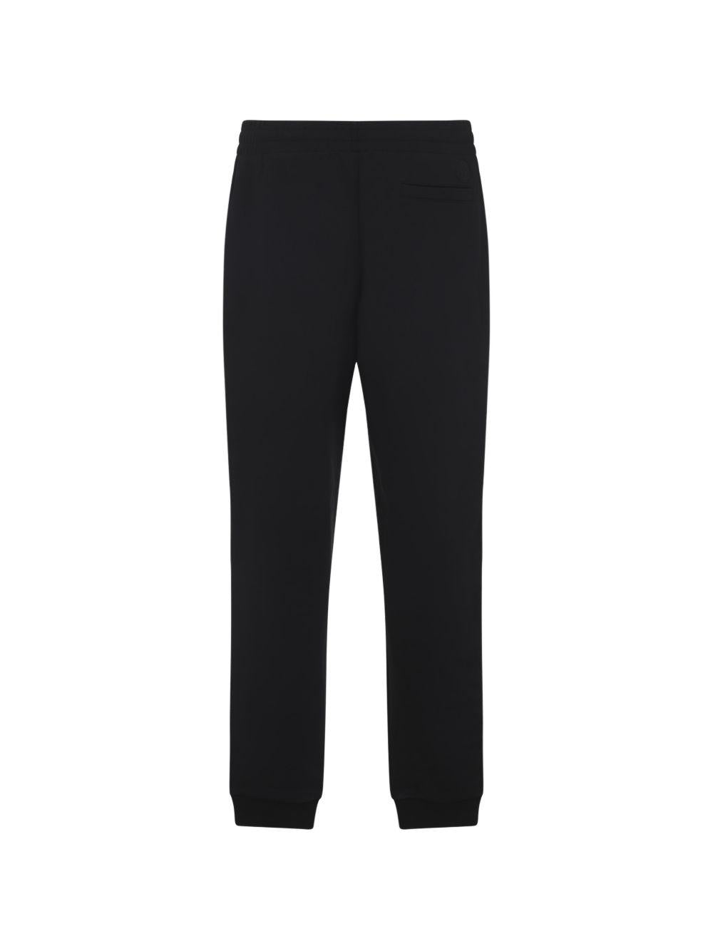 Pantaloni sportivi con logo in nero Moncler - uomo 