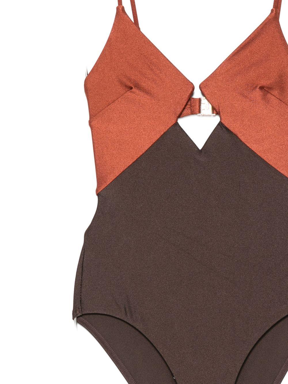 Costume da bagno Aster con cut-out multicolore 