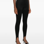 Leggings con staffe in nero Coperni - donna 