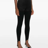 Leggings con staffe in nero Coperni - donna 