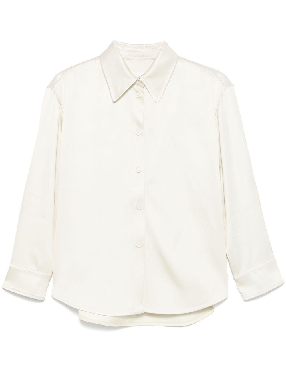 Camicia in twill in avorio Jil Sander - donna 
