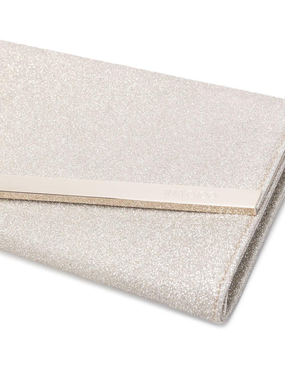Clutch Emmie in platino Jimmy choo - donna 