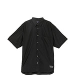 Camicia con logo ricamato in nero COMME DES GARCONS HOMME - uomo 