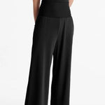 Pantalone dao a gamba dritta in nero Eres - donna 