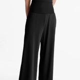 Pantalone dao a gamba dritta in nero Eres - donna 