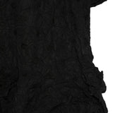 Top a maniche corte con texture in nero Comme des garcons comme des garcons - donna 