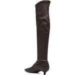 Stivali alti al ginocchio in nappa in nero Toteme - donna 