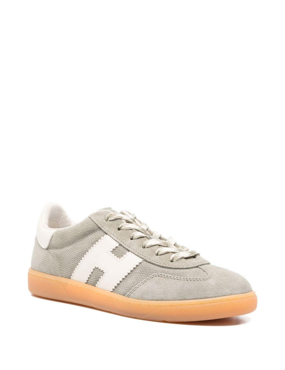 Sneakers con applicazione h in grigio Hogan - donna 