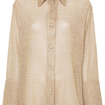 Camicia lamé in oro Oséree - donna 