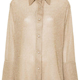 Camicia lamé in oro Oséree - donna 