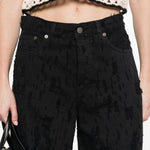 Jeans Bethany Bull con effetto vissuto in nero Haikure - donna 