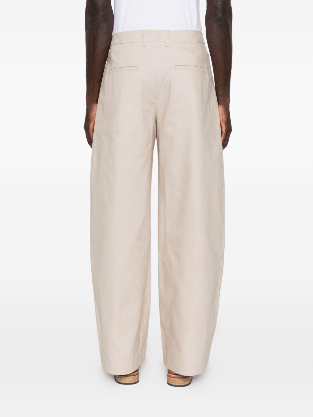 Pantaloni Otto con piega stirata in beige Sefr - uomo 