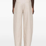 Pantaloni Otto con piega stirata in beige Sefr - uomo 