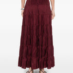 Gonna lunga in borgogna Forte forte - donna 