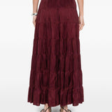 Gonna lunga in borgogna Forte forte - donna 