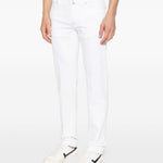 Jeans slim fit in bianco Kiton - uomo 