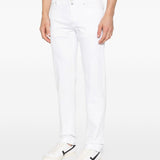 Jeans slim fit in bianco Kiton - uomo 