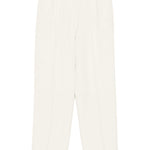 Pantalone a gamba dritta con pinces Resolute in avorio BLAZÉ MILANO - donna 