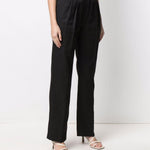 Pantaloni Takaroa in nero Loulou de saison - donna 