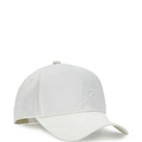Cappellino da baseball in cotone con dettaglio a stella in bianco Golden goose - unisex 