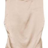 Top in raso in sabbia ENTIRE STUDIOS - donna 