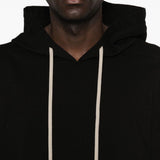 Felpa con cappuccio in nero Rick owens - uomo 