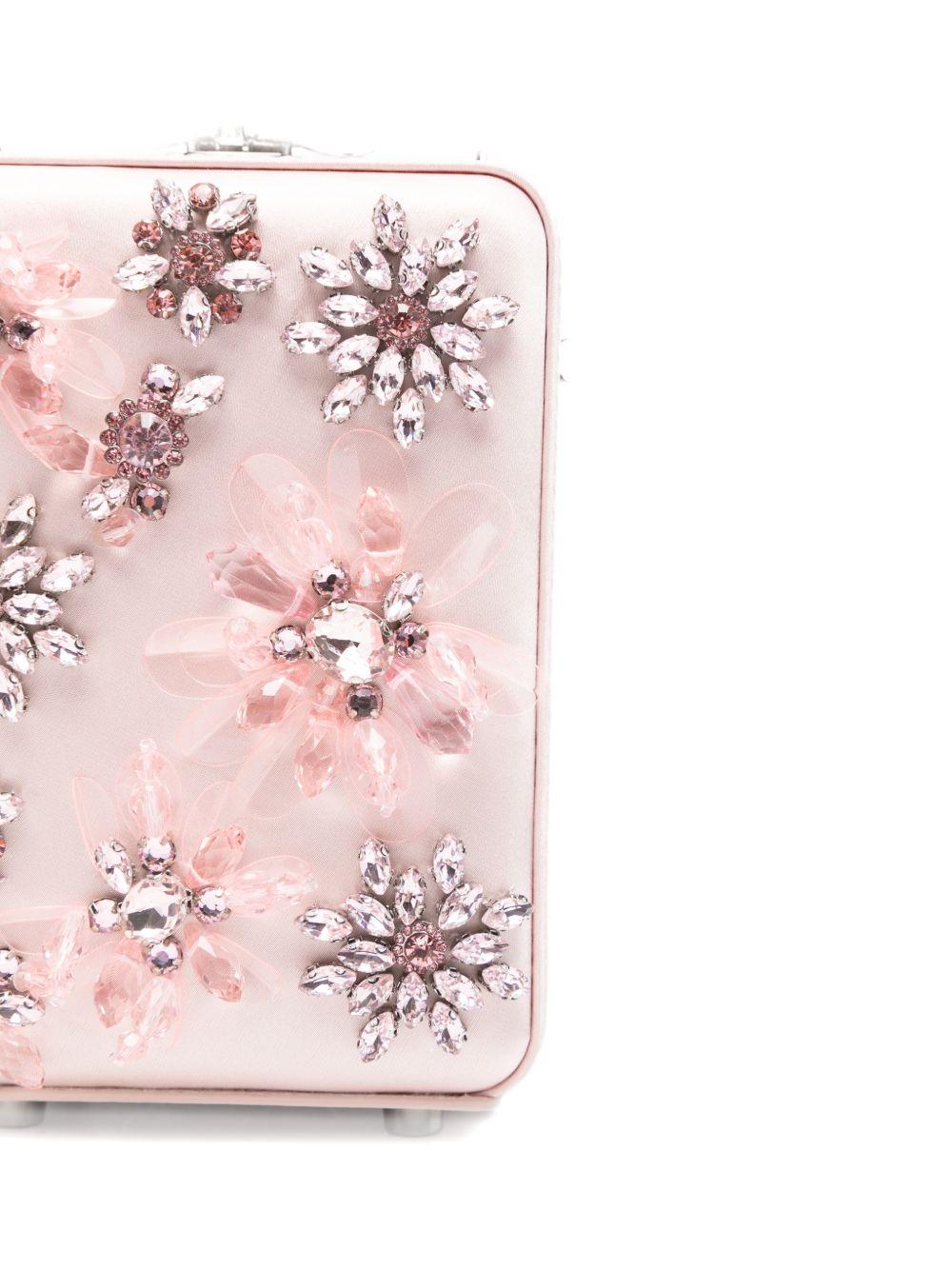 Borsa a mano con decorazione in avorio Self-Portrait - donna 