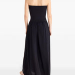Copricostume lungo a fascia in nero Oda Eres - donna 