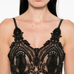 Abito in pizzo in nero Maurizio - donna 
